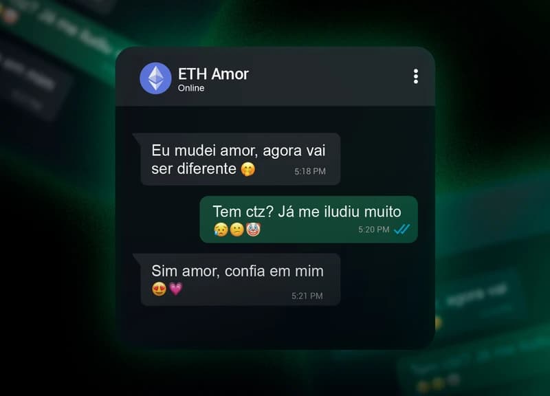Ethereum ilude mais que a morena, mas acho que agora vai!